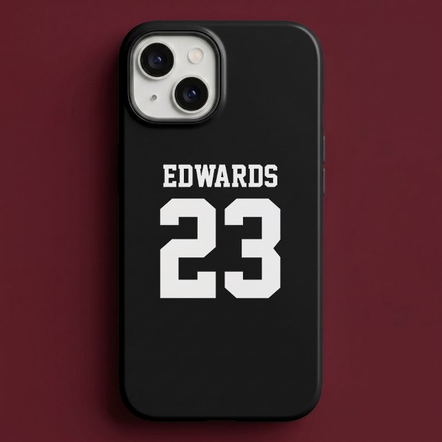 Funda De Case-Mate Para iPhone Deportes Personalizados Numerados Con Nombre (Subido por el creador)