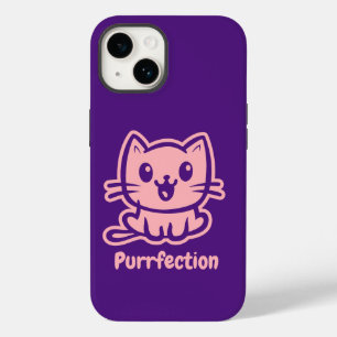 Funda Para iPhone 14 De Case-Mate Depuración, Gato De Anime Muy Cuto