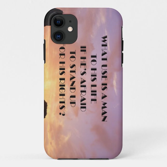 Funda De Case-Mate Para iPhone Derechos humanos (Reverso)