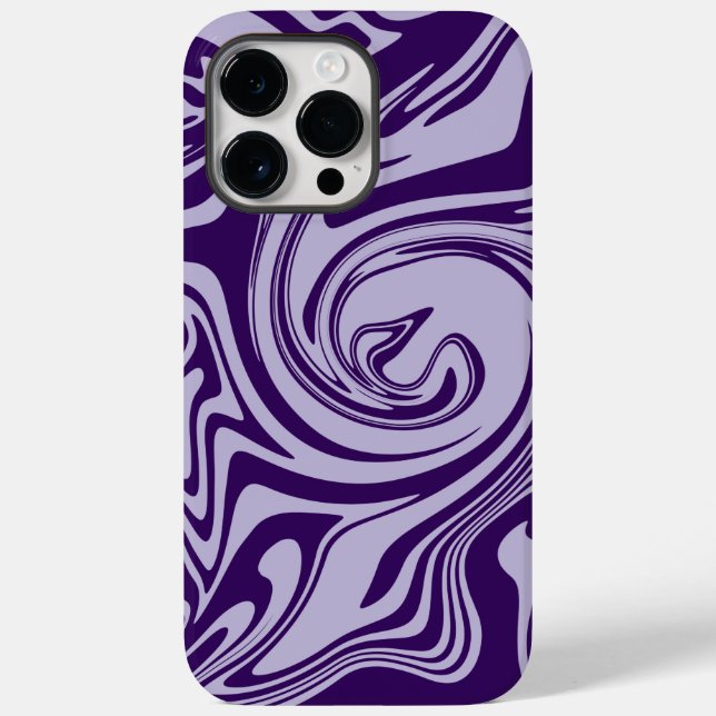 Funda De Case-Mate Para iPhone Derrame - Púrpura (Reverso )
