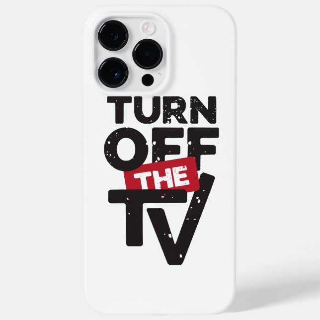 Funda De Case-Mate Para iPhone Desactivar La Propaganda De Noticias Falsas De TV (Reverso)