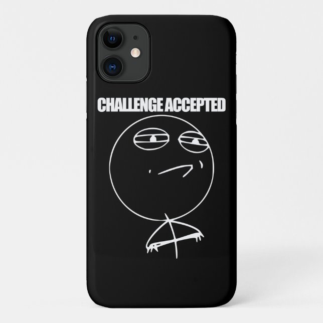 Funda De Case-Mate Para iPhone Desafío aceptado (Reverso)
