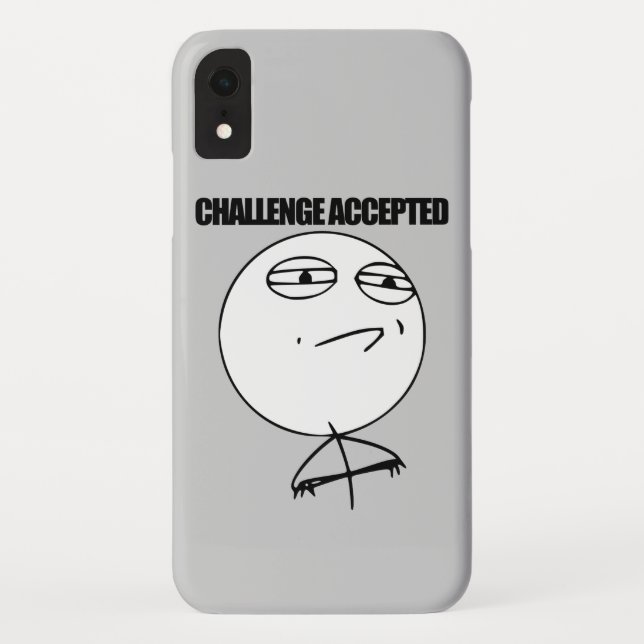 Funda De Case-Mate Para iPhone Desafío aceptado (Reverso)
