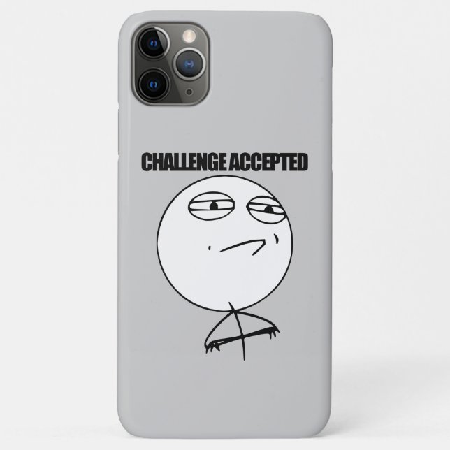 Funda De Case-Mate Para iPhone Desafío aceptado (Reverso)