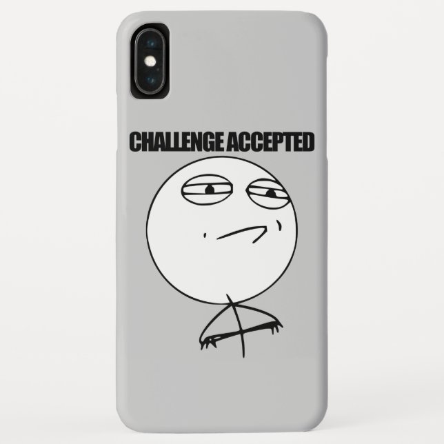 Funda De Case-Mate Para iPhone Desafío aceptado (Reverso)