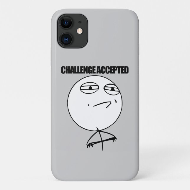Funda De Case-Mate Para iPhone Desafío aceptado (Reverso)
