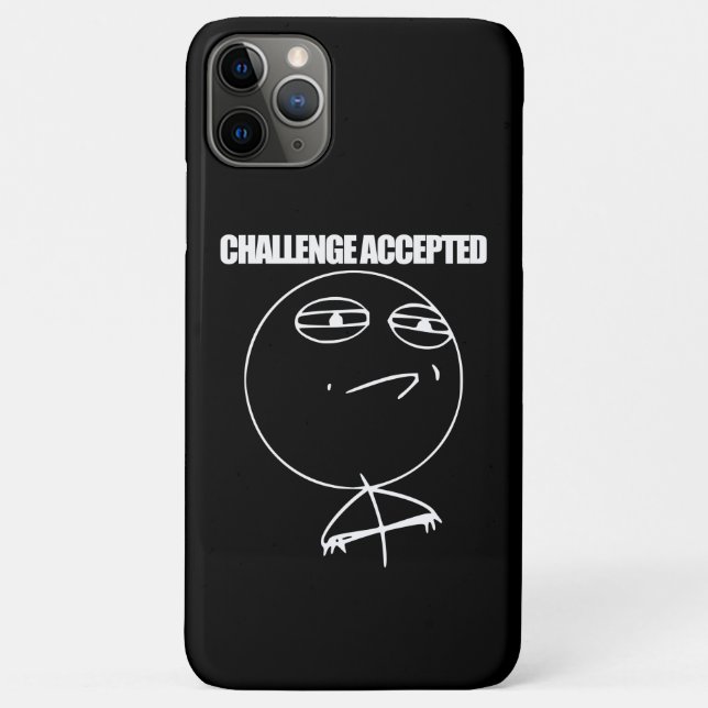 Funda De Case-Mate Para iPhone Desafío aceptado (Reverso)