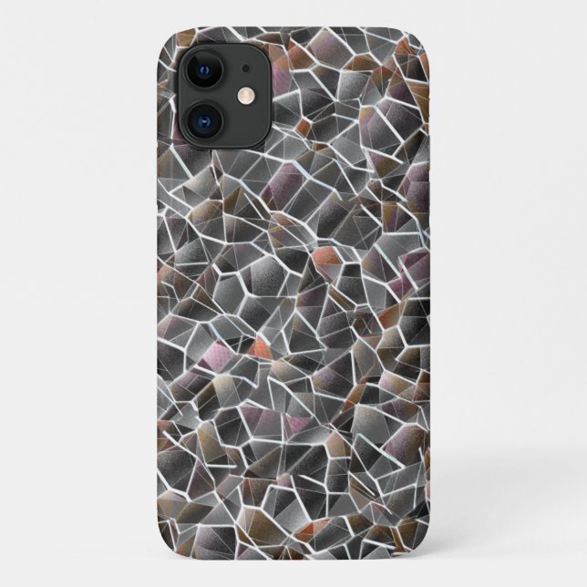 Funda De Case-Mate Para iPhone Desagradable de salmón bruto y mosaico irregular g (Reverso)