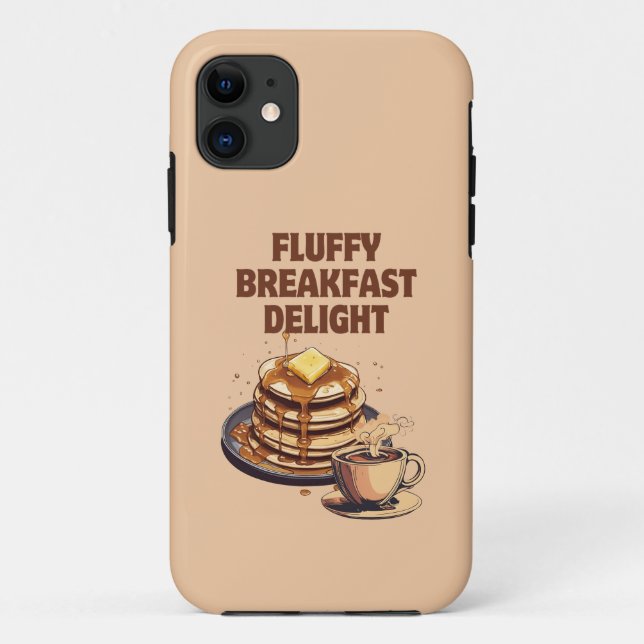 Funda De Case-Mate Para iPhone Desayuno Fluffy Pancake Delight (Reverso)