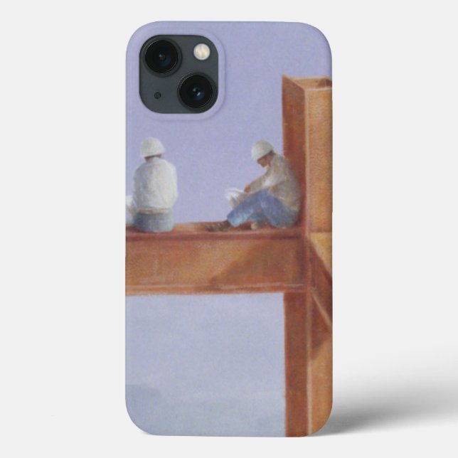 Funda De Case-Mate Para iPhone Descanso del almuerzo 1985 (Reverso)