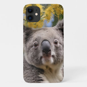 Funda Para iPhone 11 "Descanso en oro: Un Koala en un árbol de batalla"