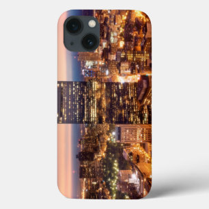 Funda Para iPhone 13 Descripción de Boston en la noche