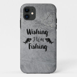 Funda Para iPhone 11 Deseando que estuviera pescando una cita divertida