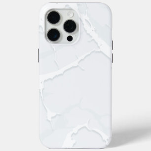 Funda Para iPhone 15 Pro Max Desecho de mármol blanco elegante