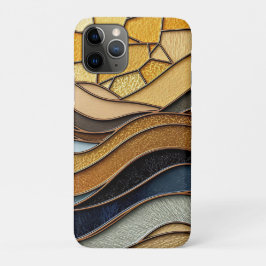 Funda Para iPhone 11 Pro Desert Hills Sand Gold Mosaic Fine Art