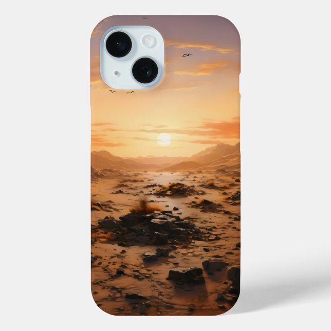 Funda De Case-Mate Para iPhone Desert Sunset (Reverso )
