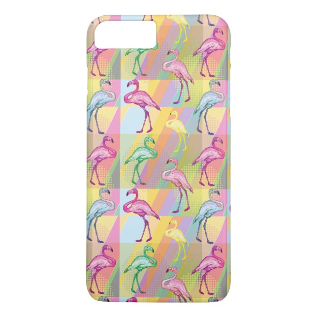 Funda De Case-Mate Para iPhone Desfile Flamingo (Reverso)