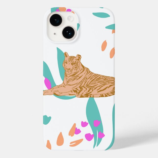 Funda De Case-Mate Para iPhone Desfile Tiger (Reverso )