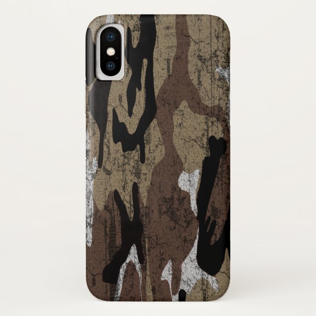 Funda De Case-Mate Para iPhone Desierto apenado Camo (Reverso)