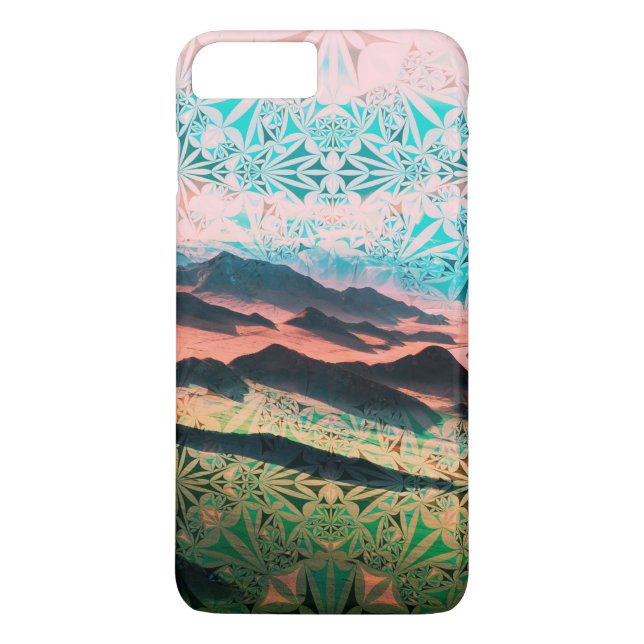 Funda De Case-Mate Para iPhone Desierto de montaña bohemio bonito (Reverso)
