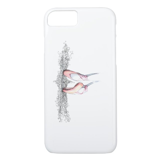 Funda De Case-Mate Para iPhone Deslizadores del ballet (Reverso)