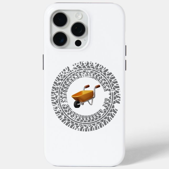 Funda De Case-Mate Para iPhone deslizamiento de carretilla, burnout (Reverso )