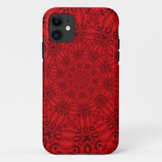 Funda Para iPhone 11 Deslumbrante Swirling Red Pattern Funda-Mate iPhon