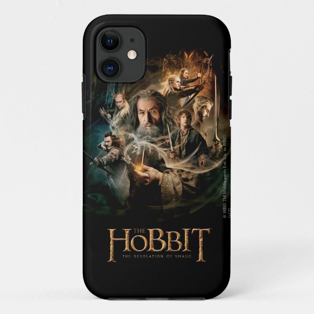Funda De Case-Mate Para iPhone DESOLACIÓN DE LOS caracteres SMAUG™ 2 (Reverso)