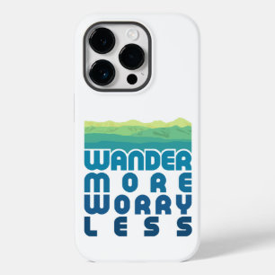 Funda Para iPhone 14 Pro De Case-Mate Despertar más preocupación Menos/degradado azul