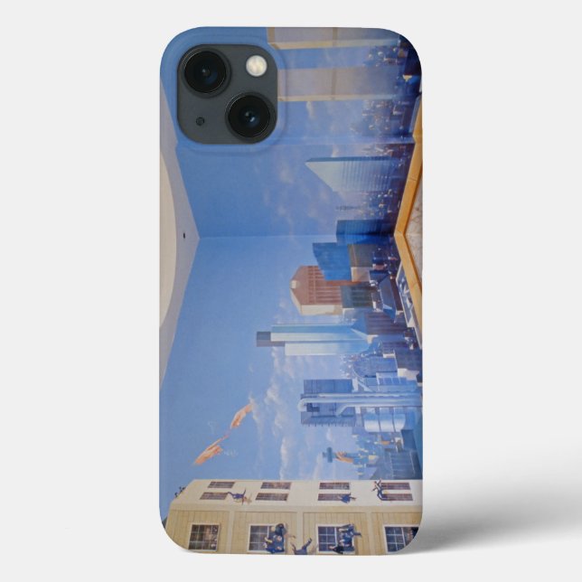 Funda De Case-Mate Para iPhone Desplome de Londres Nueva York (Reverso)