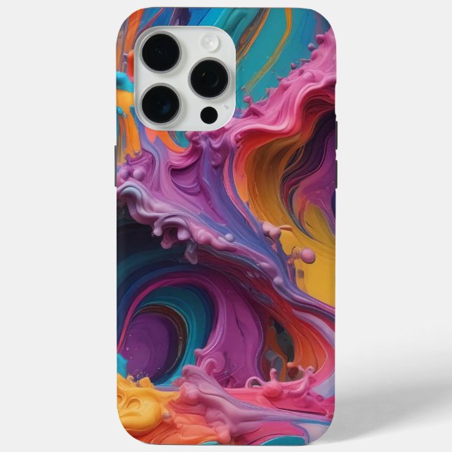 Funda De Case-Mate Para iPhone Destacar con estilo: Resumen que atrae la vista (Reverso )
