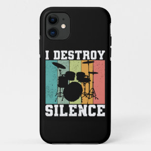 Funda Para iPhone 11 Destruyo El Silencio Dolor Retro De Bambor Vintage