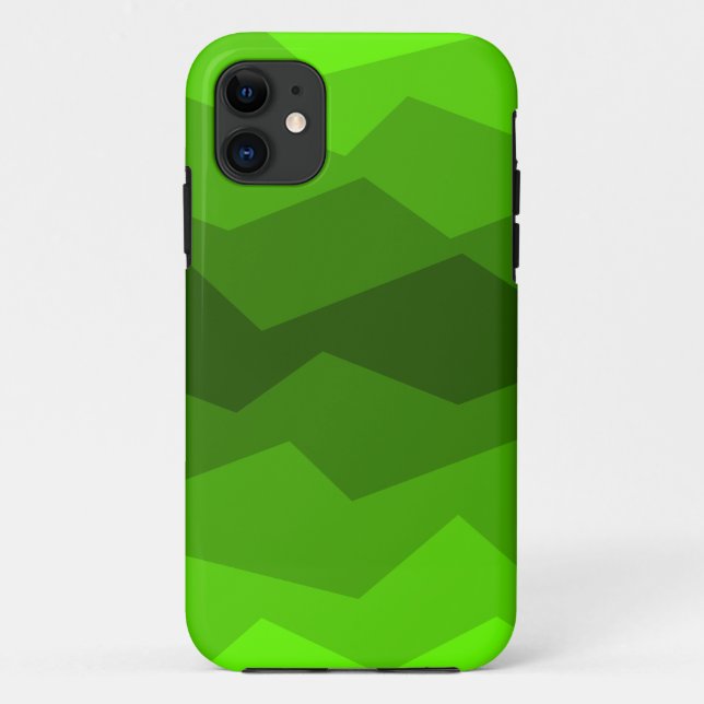 Funda De Case-Mate Para iPhone Desvanecimiento verde (Reverso)
