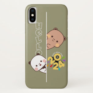 Funda Para iPhone X Desvelando el nuevo año 2024