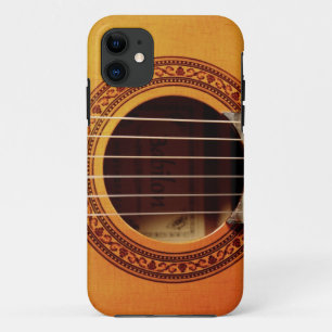 Funda Para iPhone 11 Detalle de guitarra acústica