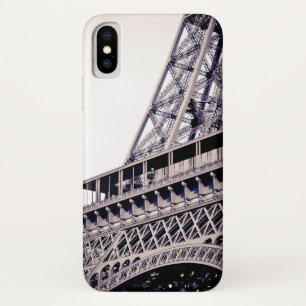 Funda Para iPhone X Detalle de la Torre Eiffel, París, Francia