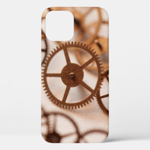 Funda Para iPhone 12 Detalle de piezas de reloj, bolsillo, reloj, preci