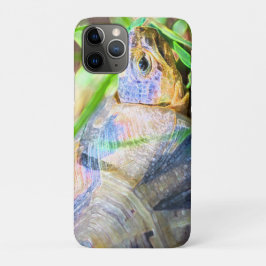 Funda Para iPhone 11 Pro Detalles de la tortuga de barro artificial en Sudá
