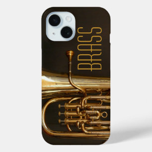 Funda Para iPhone 15 Detalles del Cuerno de Brass