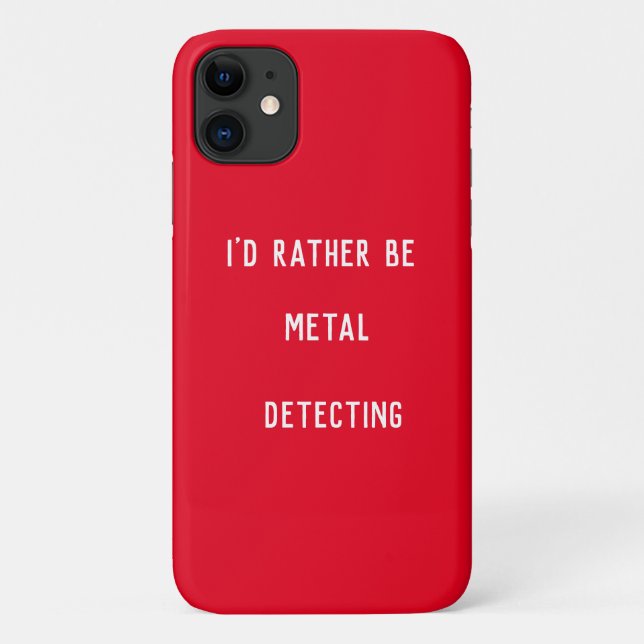 Funda De Case-Mate Para iPhone DETECCIÓN metalizado QUE PREFERIRÍA (Reverso)