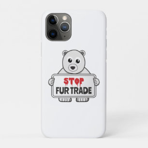 Funda Para iPhone 11 Pro Detener el comercio de pieles con un oso polar tri
