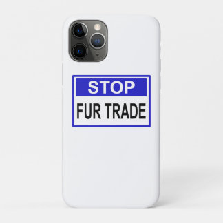 Funda Para iPhone 11 Pro Detener la marca azul de comercio de combustibles