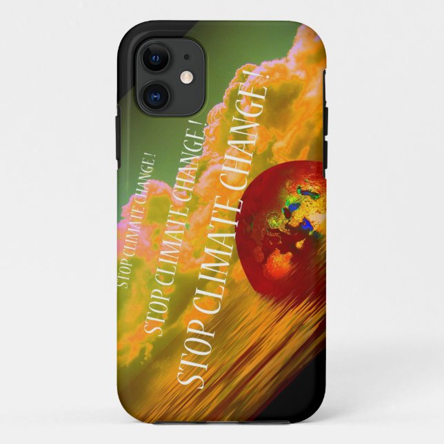 FUNDA DE Case-Mate PARA iPhone ¡DETENGAN EL CAMBIO CLIMÁTICO! (Reverso)