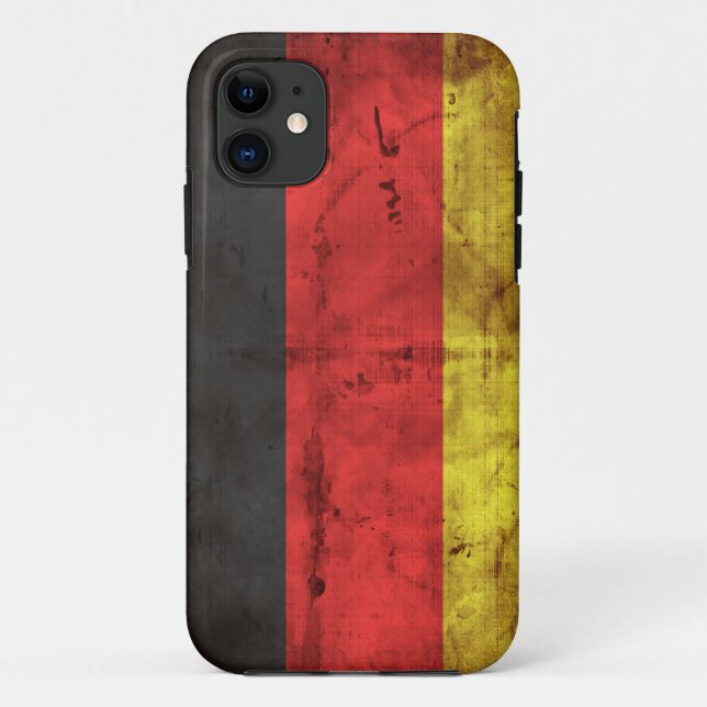 Funda De Case-Mate Para iPhone Deutschland Flagge (Reverso)