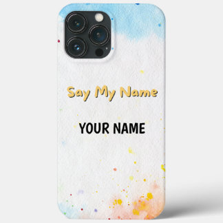 Funda Para iPhone 13 Pro Max Di mi nombre
