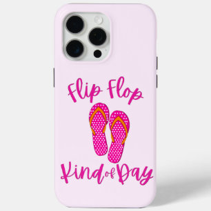 Funda Para iPhone 15 Pro Max Día de chanclas con vibraciones de verano 🩴