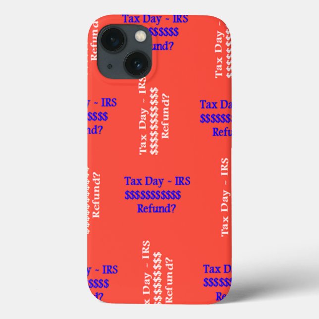 Funda De Case-Mate Para iPhone Día de impuestos (Reverso)