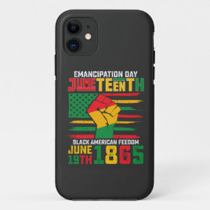 Funda Para iPhone 11 Día de la Emancipación de Juneteenth Libertad Negr