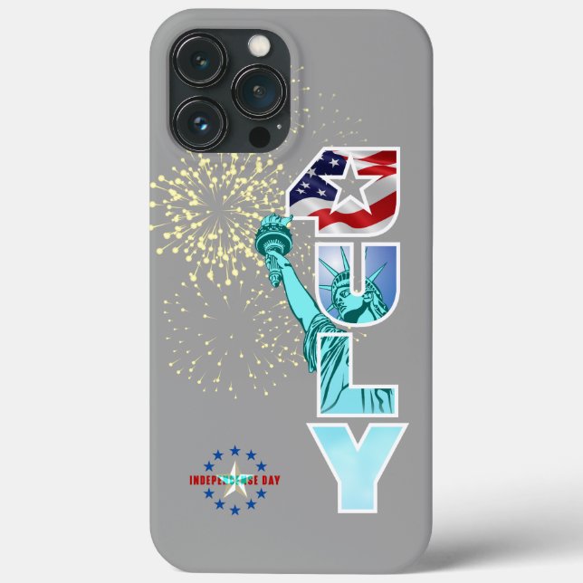 Funda De Case-Mate Para iPhone Día de la Independencia (Reverso )