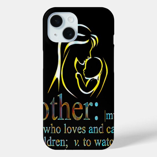Funda De Case-Mate Para iPhone Día de la Madre  (Reverso )